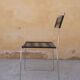 Chaise « scoubidou » vintage noire