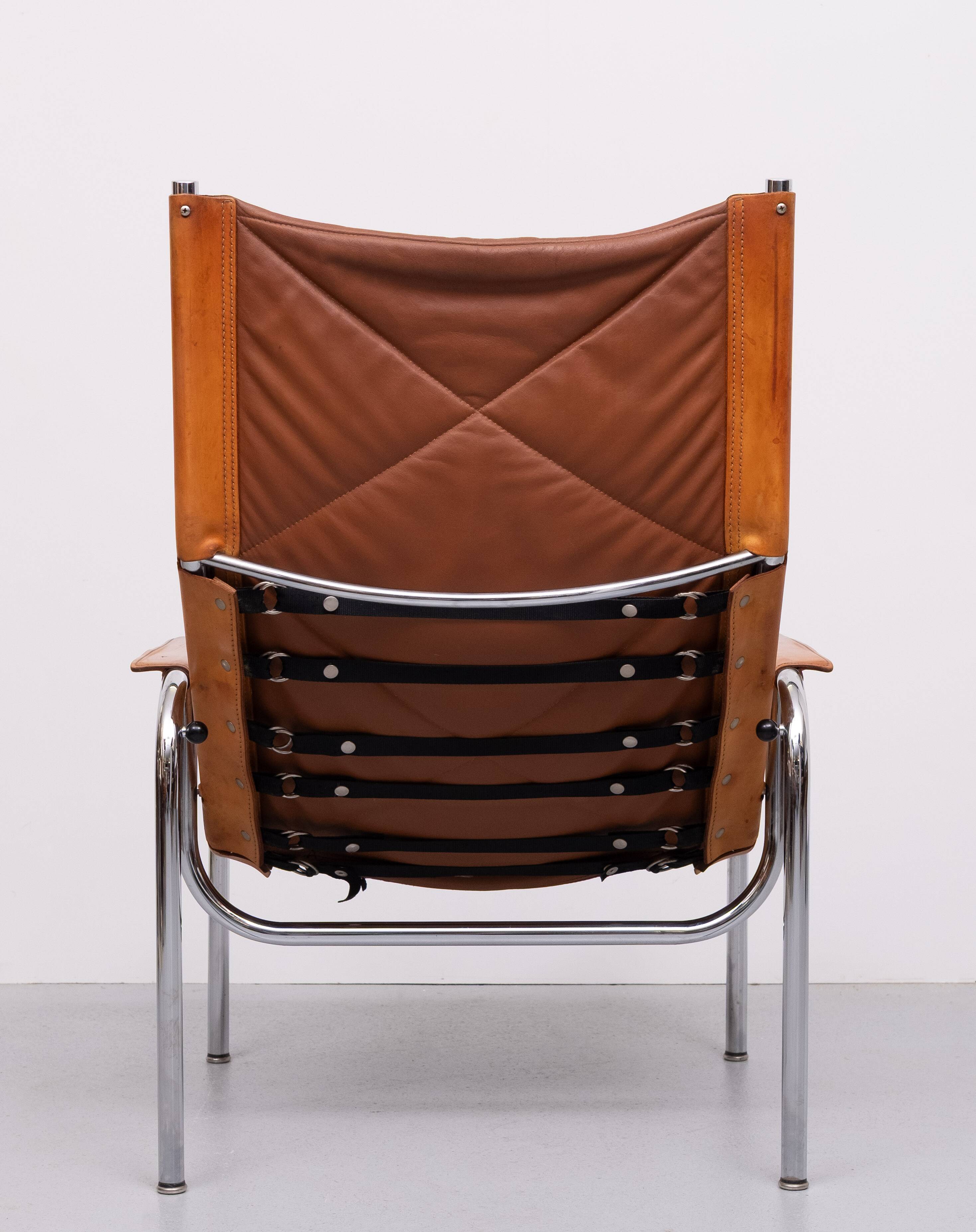 Fauteuil lounge Hans Eichenberger pour Strases Suisse, années 1970