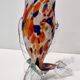 Ensemble de six verres à boire multicolores en verre de Murano par Toso, Italie