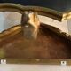 Miroir et console en bois doré