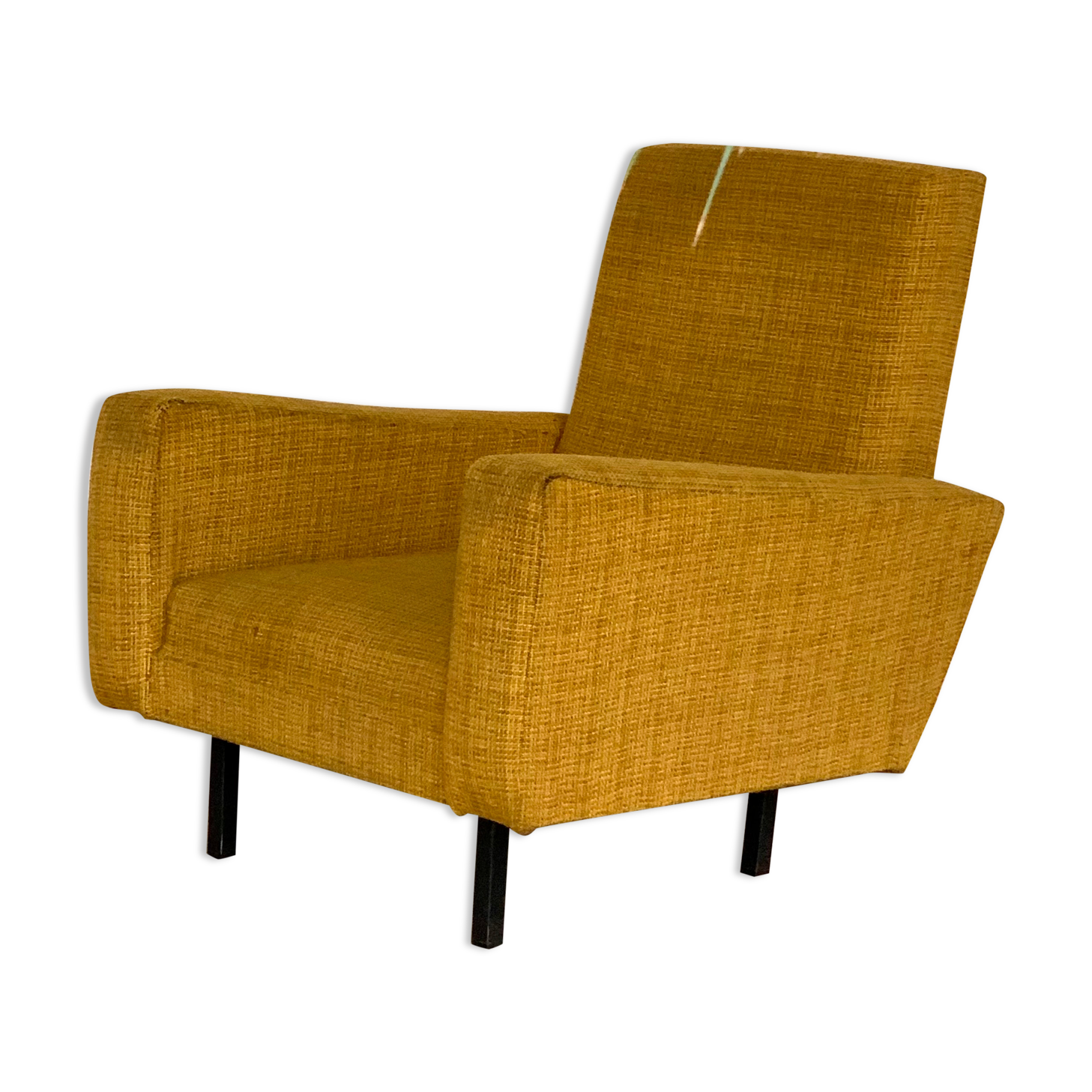 Vintage mustard yellow armchair