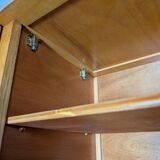 Wood and rattan wardrobe 60'