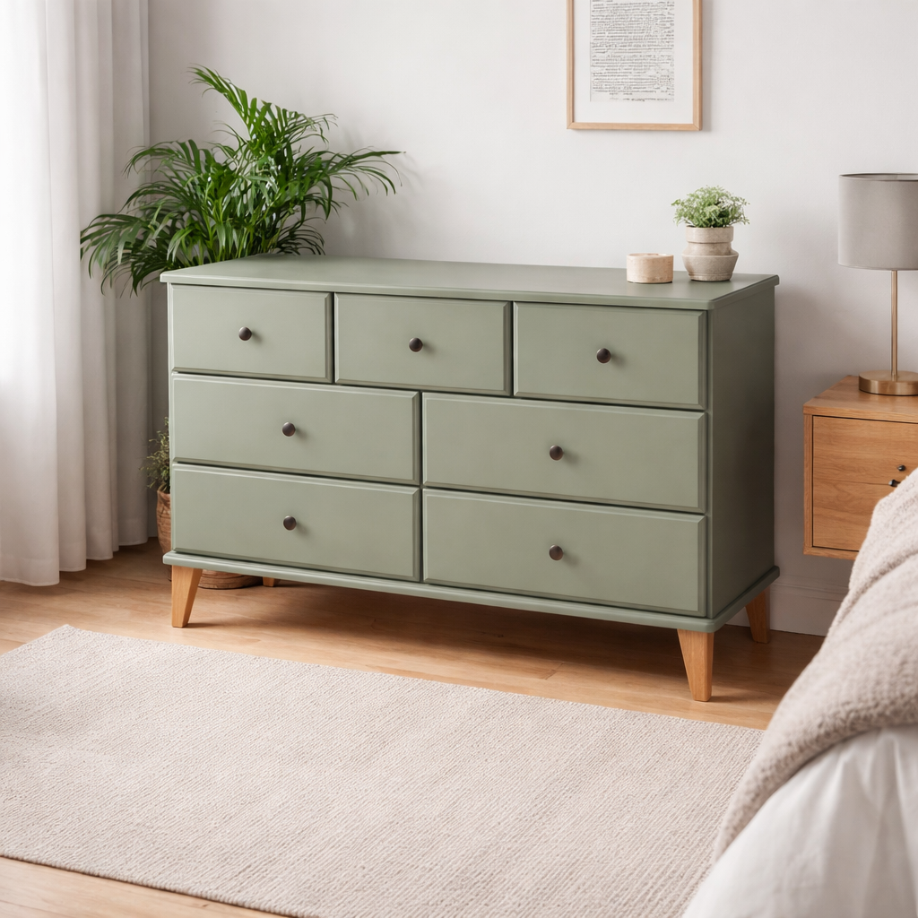 Commode basse vert Thisted