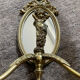 Antique Louis XVI style wall light in bronze