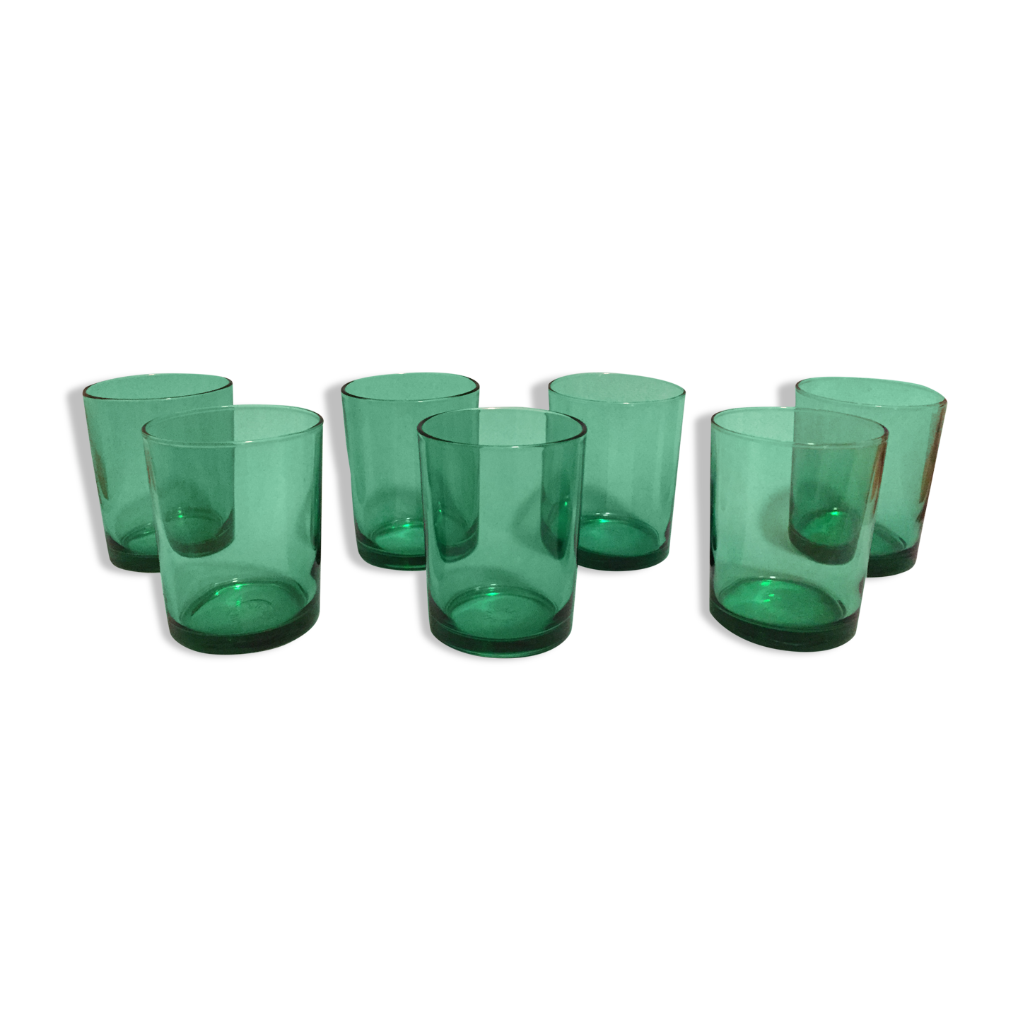 Set de 7 verres Lesieur H9×Ø6,5cm