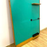 Retro Wall Hanger with Mirror, 1960s, Czechoslovakia