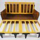 Art deco walnut sofa bed 1960s