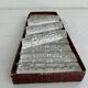 Crystal knife holder, embossed floral pattern, vintage tableware