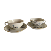 Fine porcelain tea cups