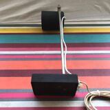 Black metal table lamp