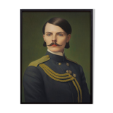 Old portrait - series “Les moustachu-es”