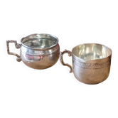 Set of 2 metal mugs "Louise & Suzanne"