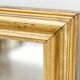 Long rectangular antique gold mirror 1930
