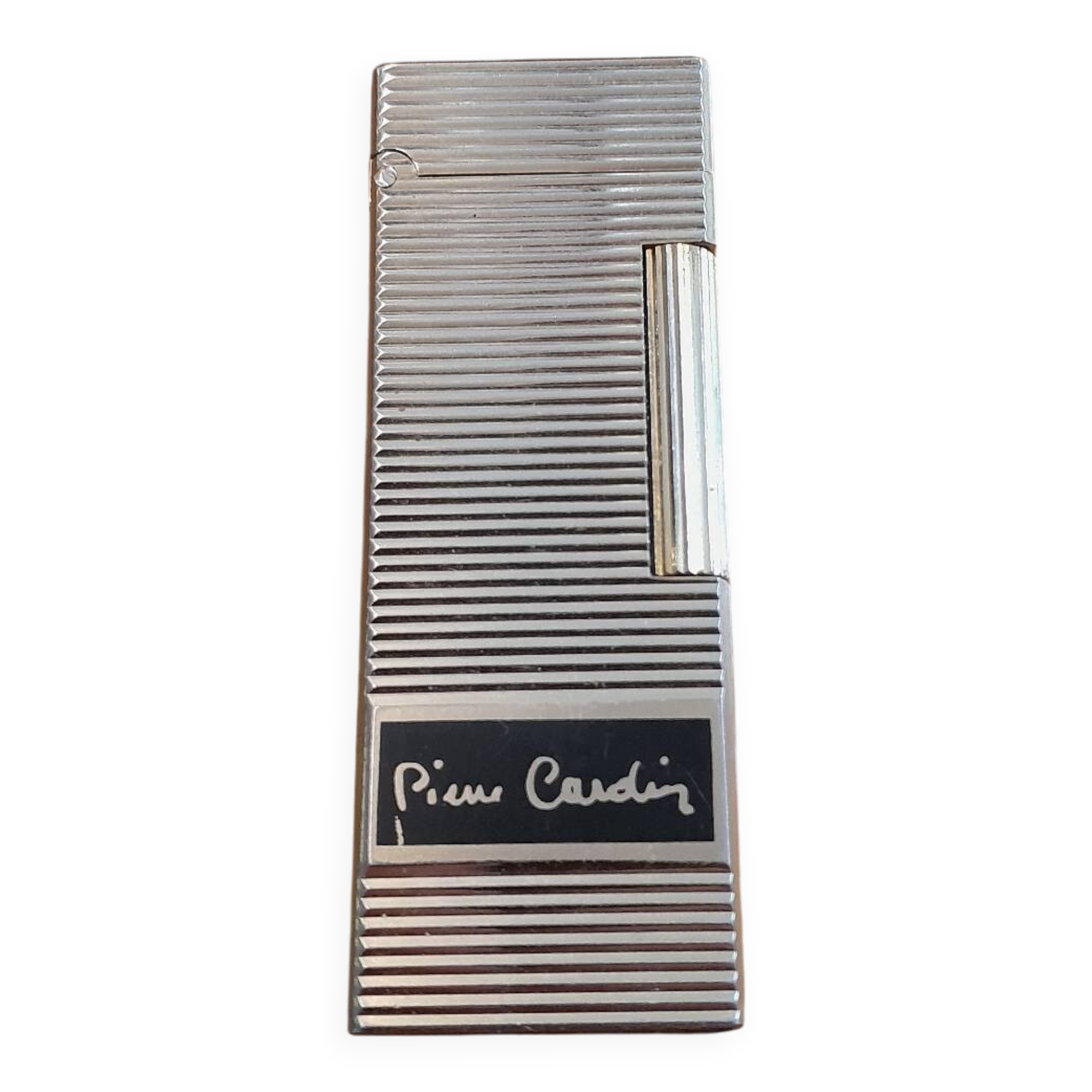 Vintage Pierre Cardin gold lighter, 1970s-80s.