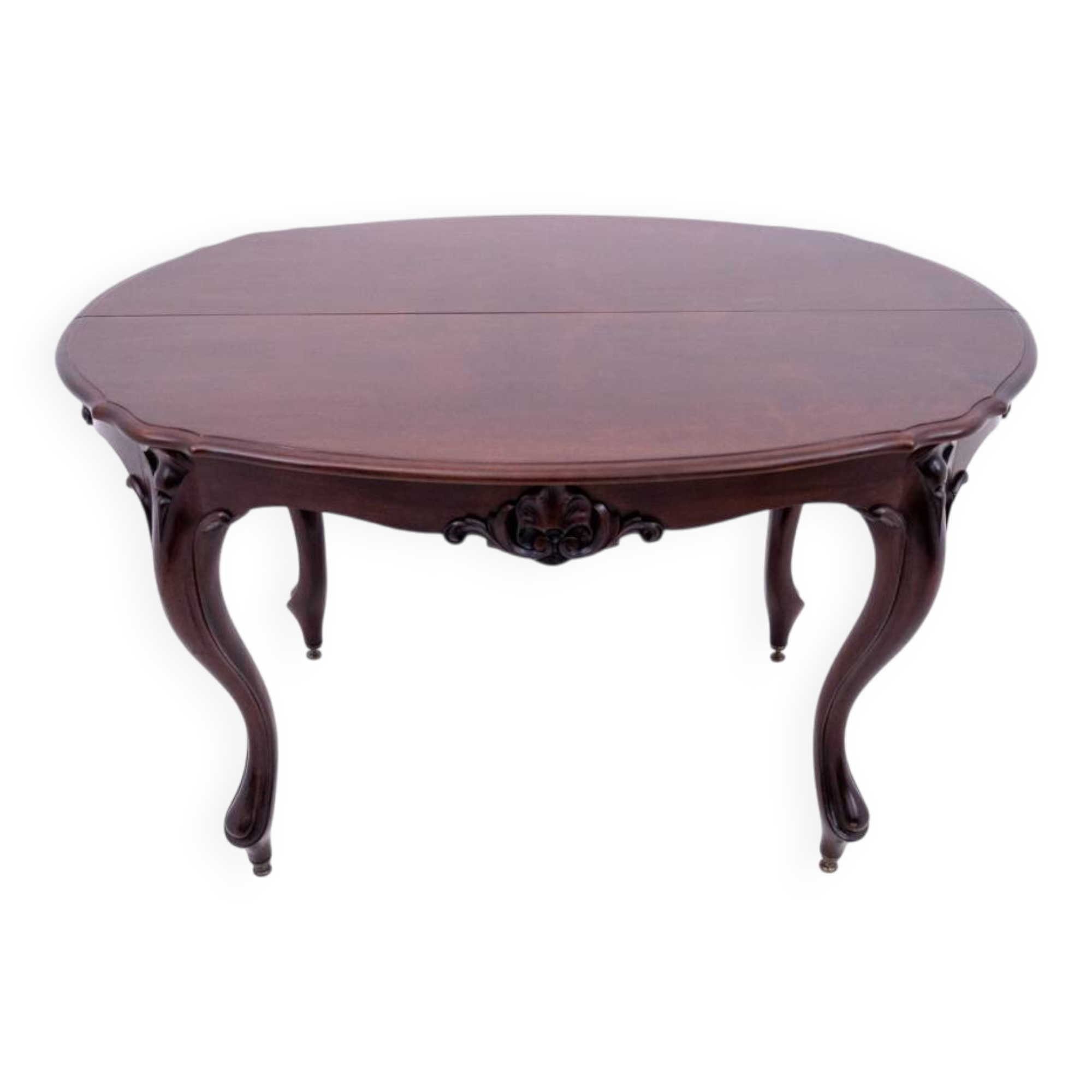 Mahogany table, Western Europe, circa 1920.
