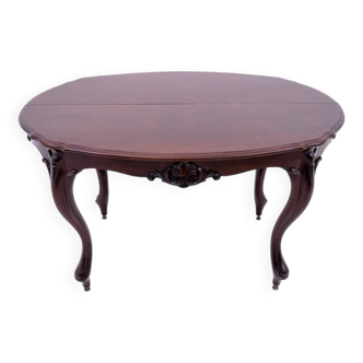 Mahogany table, Western Europe, circa 1920.