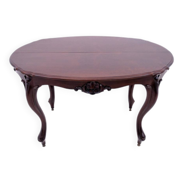 Mahogany table, Western Europe, circa 1920.