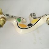 Wall light in vintage earthenware