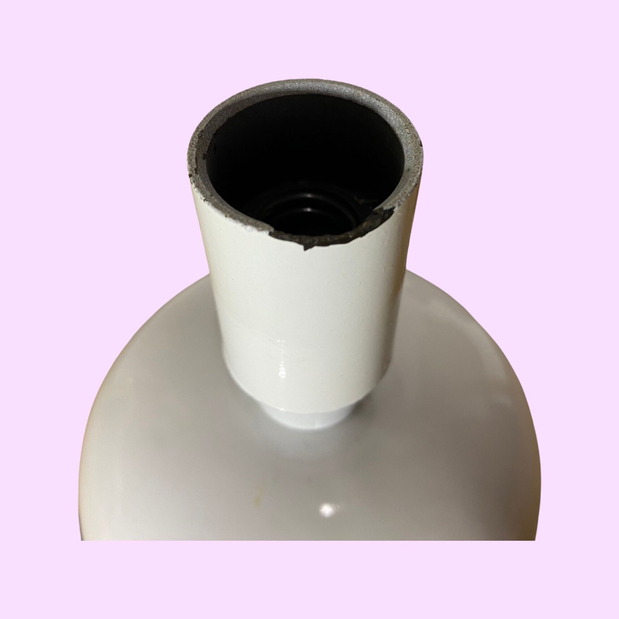 White Retro Danish Desk Light | Scandinavian Table Lamp From The Mid Century Made In Denmark | White