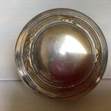 Antique silver-plated tripod box in the Louis XVI style.