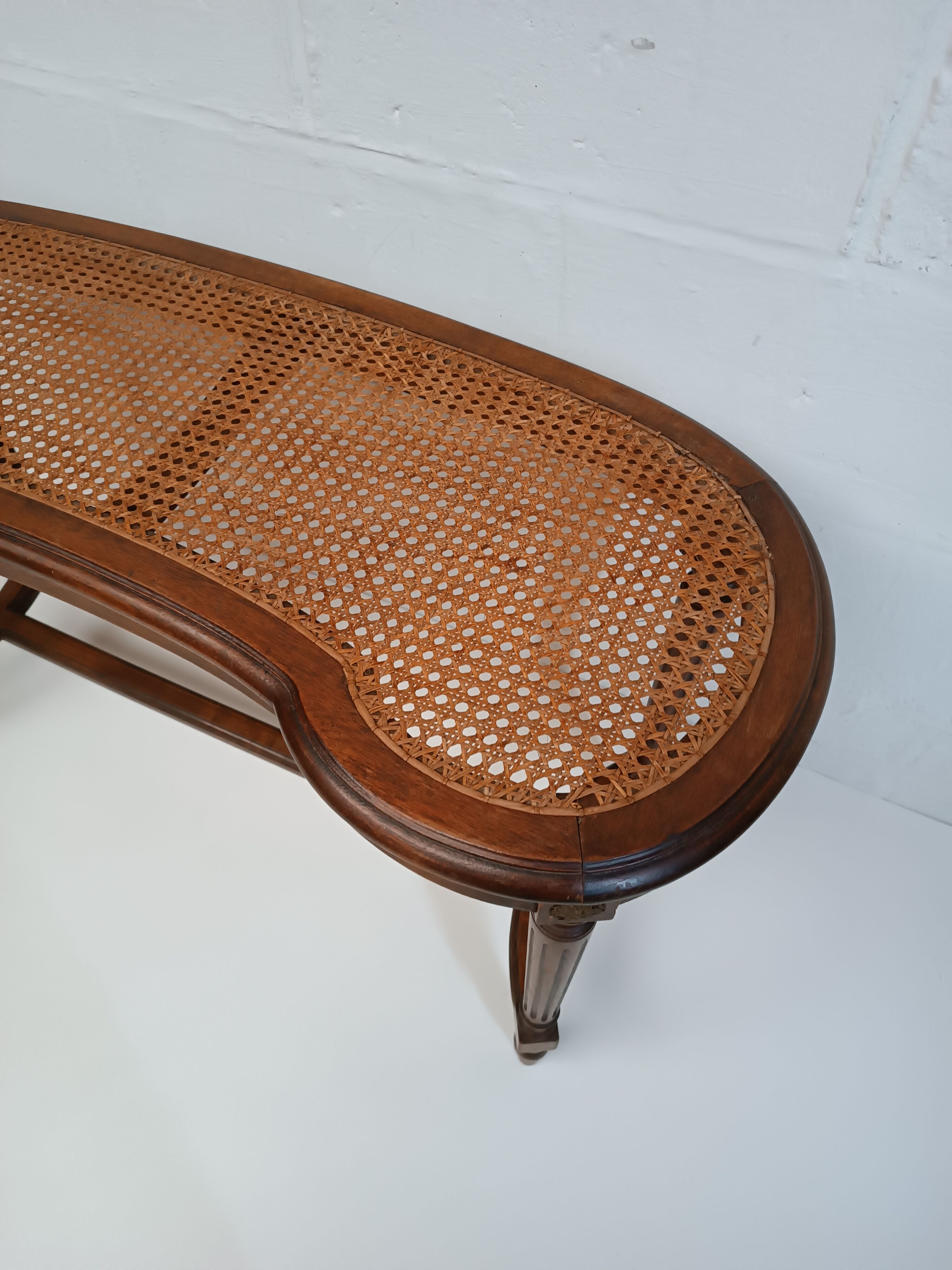 Wooden piano bench and canning