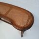Banc de piano bois et cannage