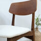 Lot de 2 chaises scandinaves en teck
