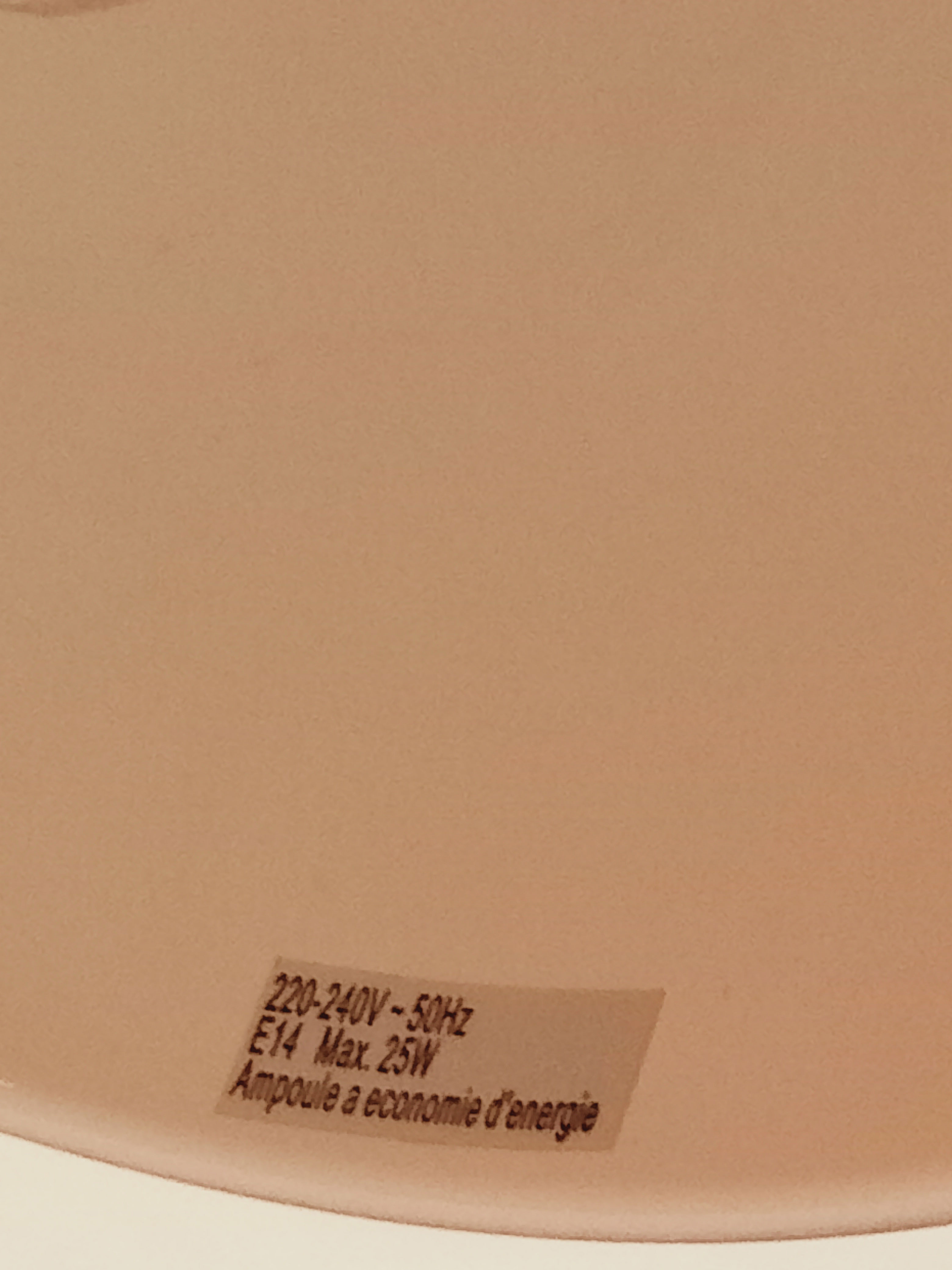 Electrified table lamp