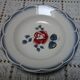 Lot de 4 assiettes creuses de Digoin Sarreguemines