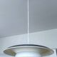 Pair of large bauhaus pendant lights from the 1930s