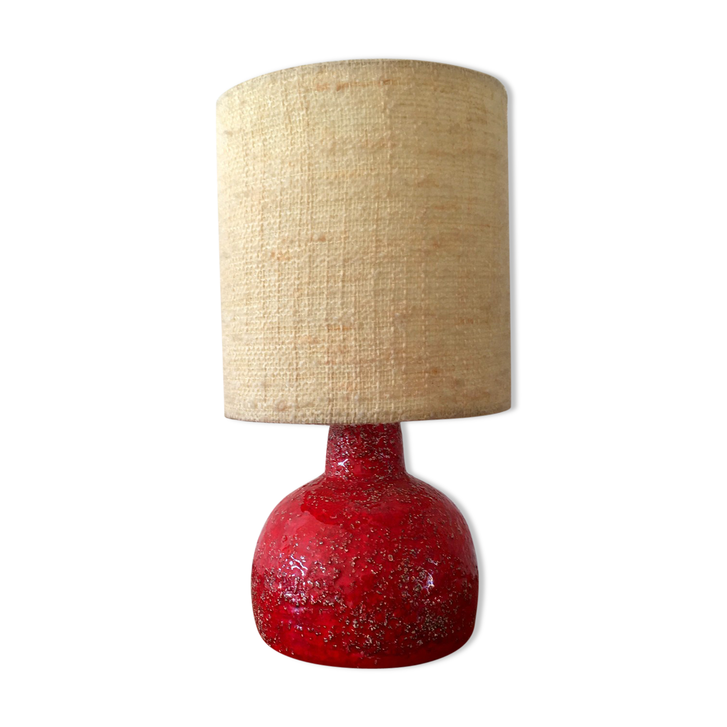 Lampe en céramique vintage