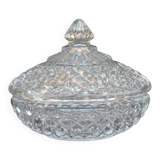 Bonbonnière, sugar bowl Crystal d'Arques