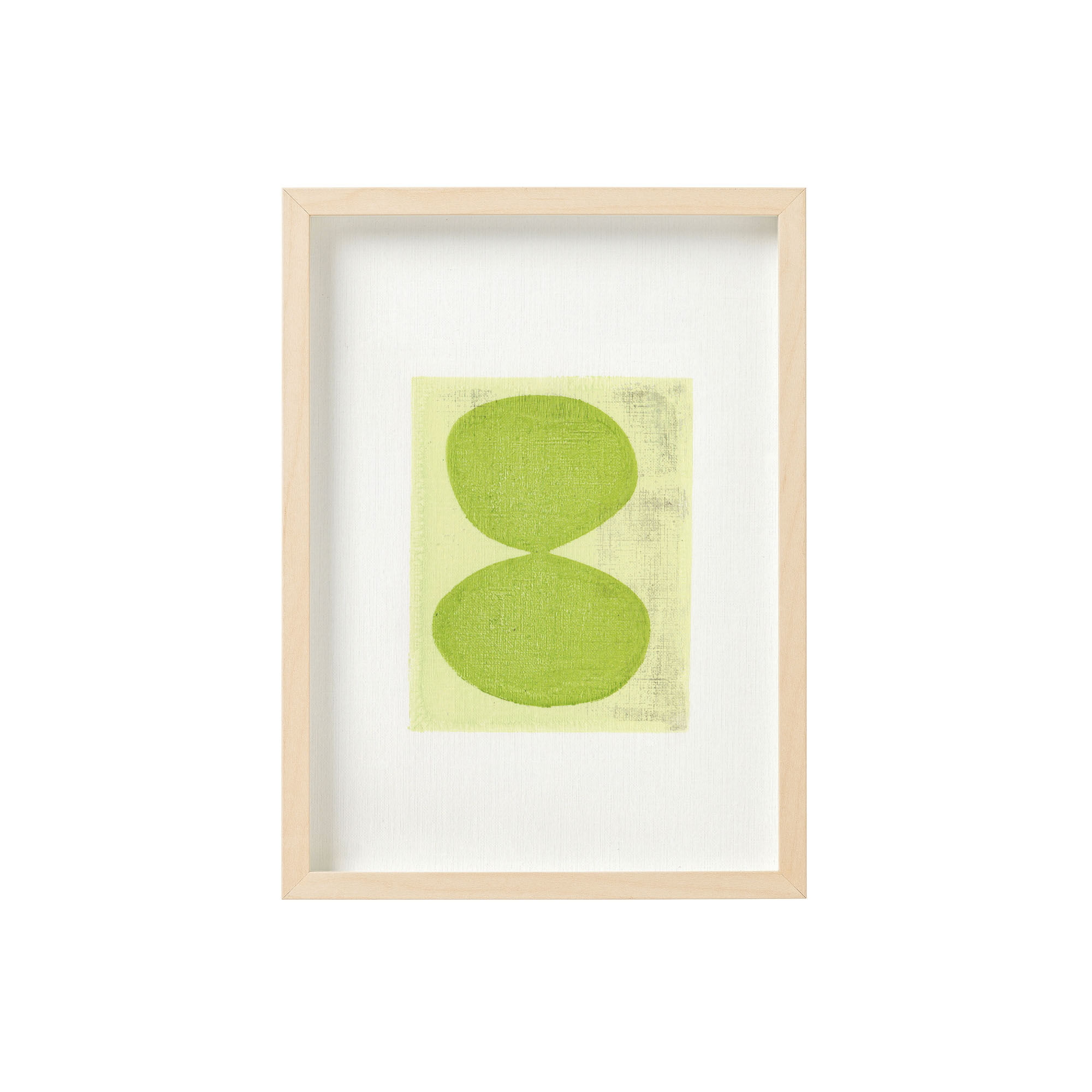 Painting on paper Frameless illustration M100 signed EAWY
