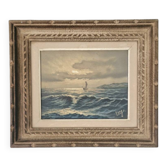 Huile sur toile