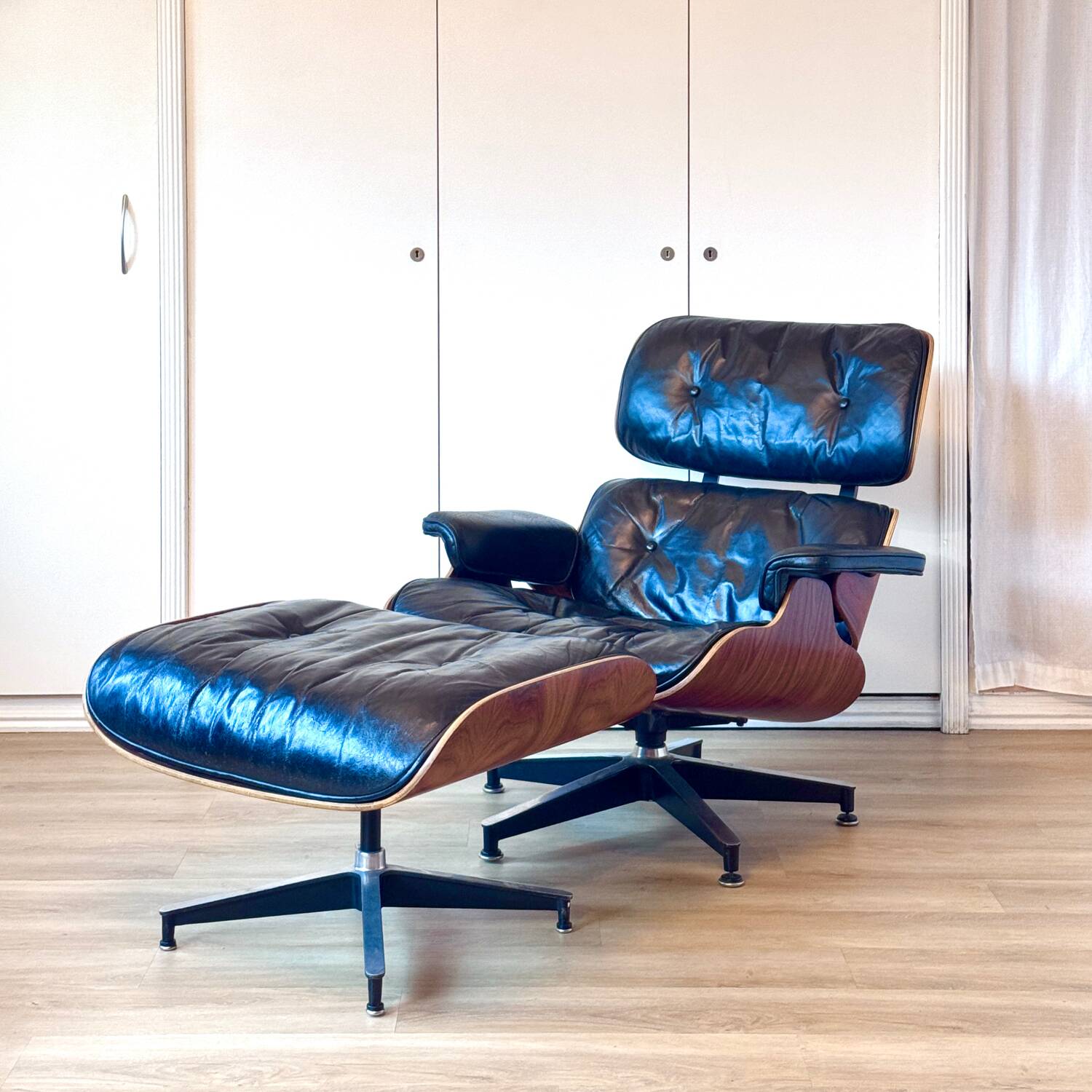 Black Lounge Chair by Charles & Ray Eames published by Herman Miller