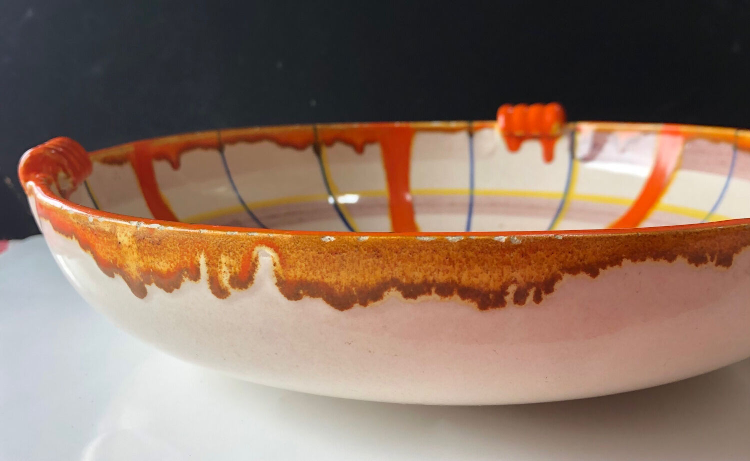 Abstract dish by Elfie Stadtler for Schramberg