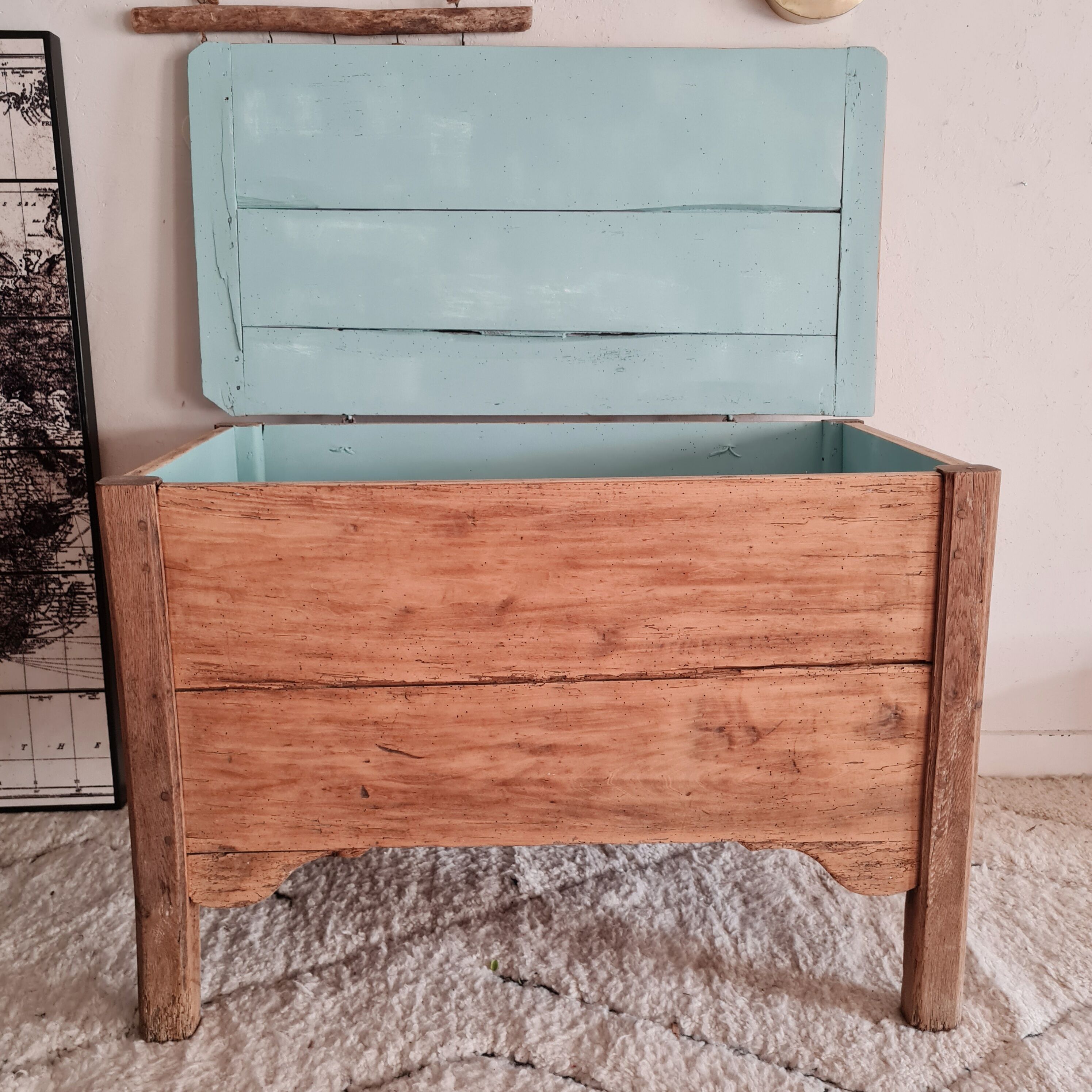 Maie chest xxl solid wood renovated