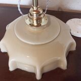 Vintage opaline pendant light