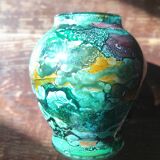 Vase signed jean Noël bouillet unique piece