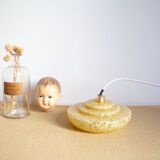 Suspension glass of yellow Clichy