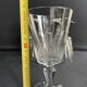 6 large blown and cut glasses from the 19th century