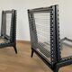 Paire de chauffeuses par Georges Tigien, 1950