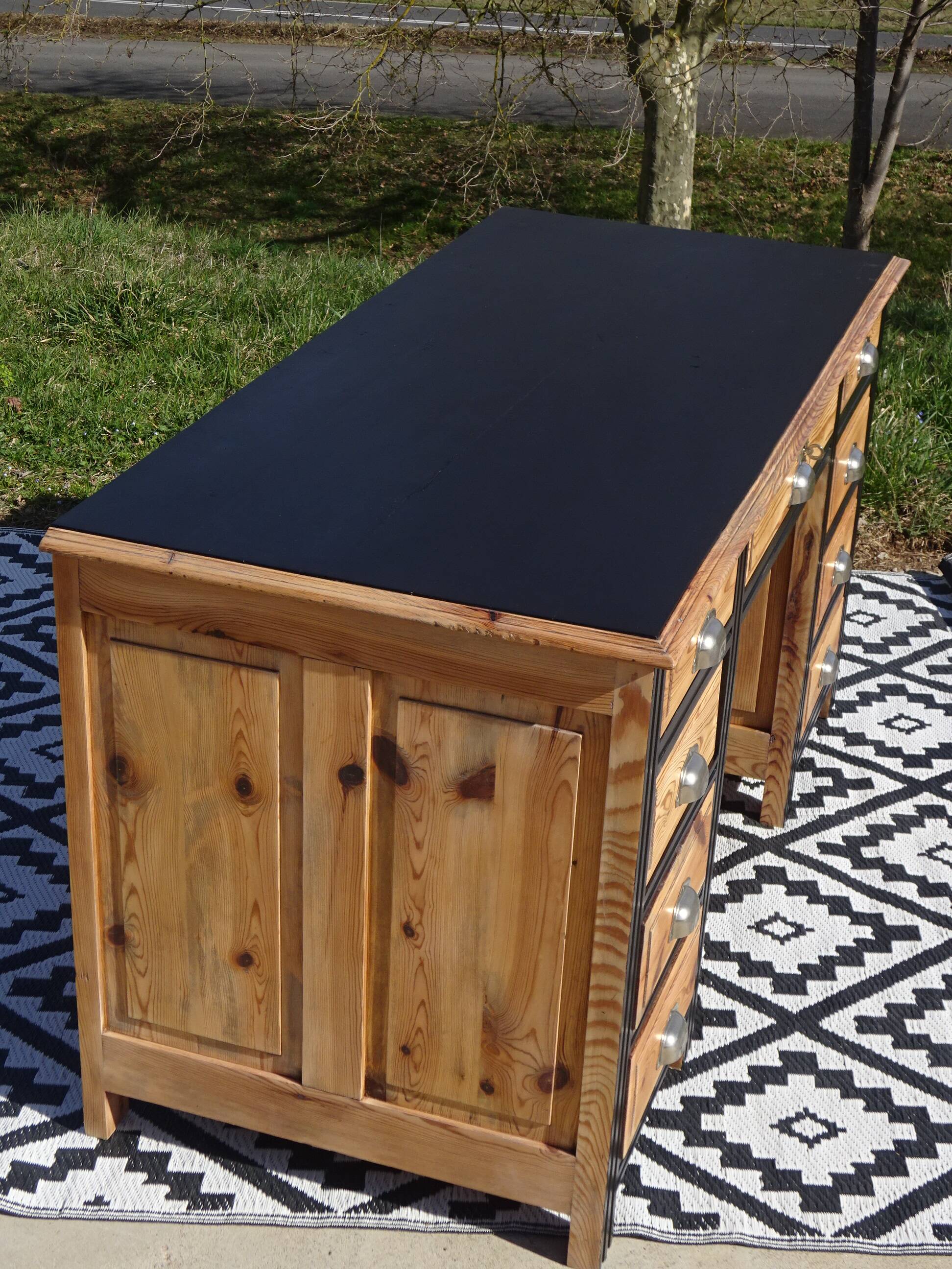 Restored vintage minister's desk