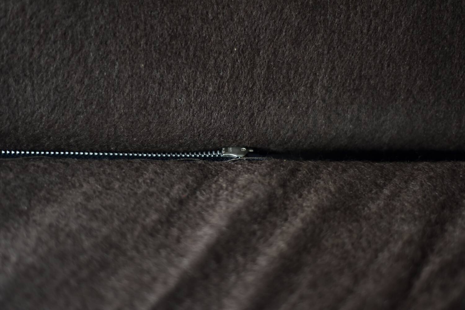 Vintage Mid-Century Modern German Brutalist 2-Seater Brown Leather Bed Sofa