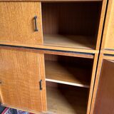 Modular vintage showcase library modernist style / Minvielle - 50s/60s