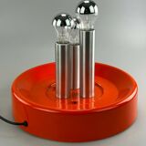 Lampe de table space age design verre métal