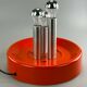 XXL 60s 70s ball lamp light table lamp space age design glass metal