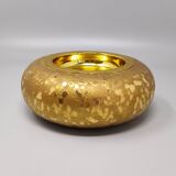 1970s Exquisited Handcrafted Smoking Set in Ceramic and Gold Leaf. Made in