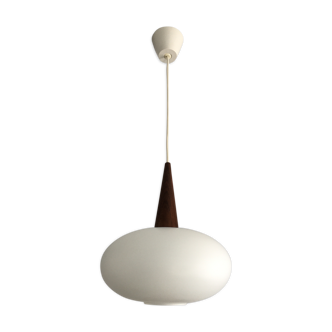 Hanging Philips Louis Kalff opaline 60s