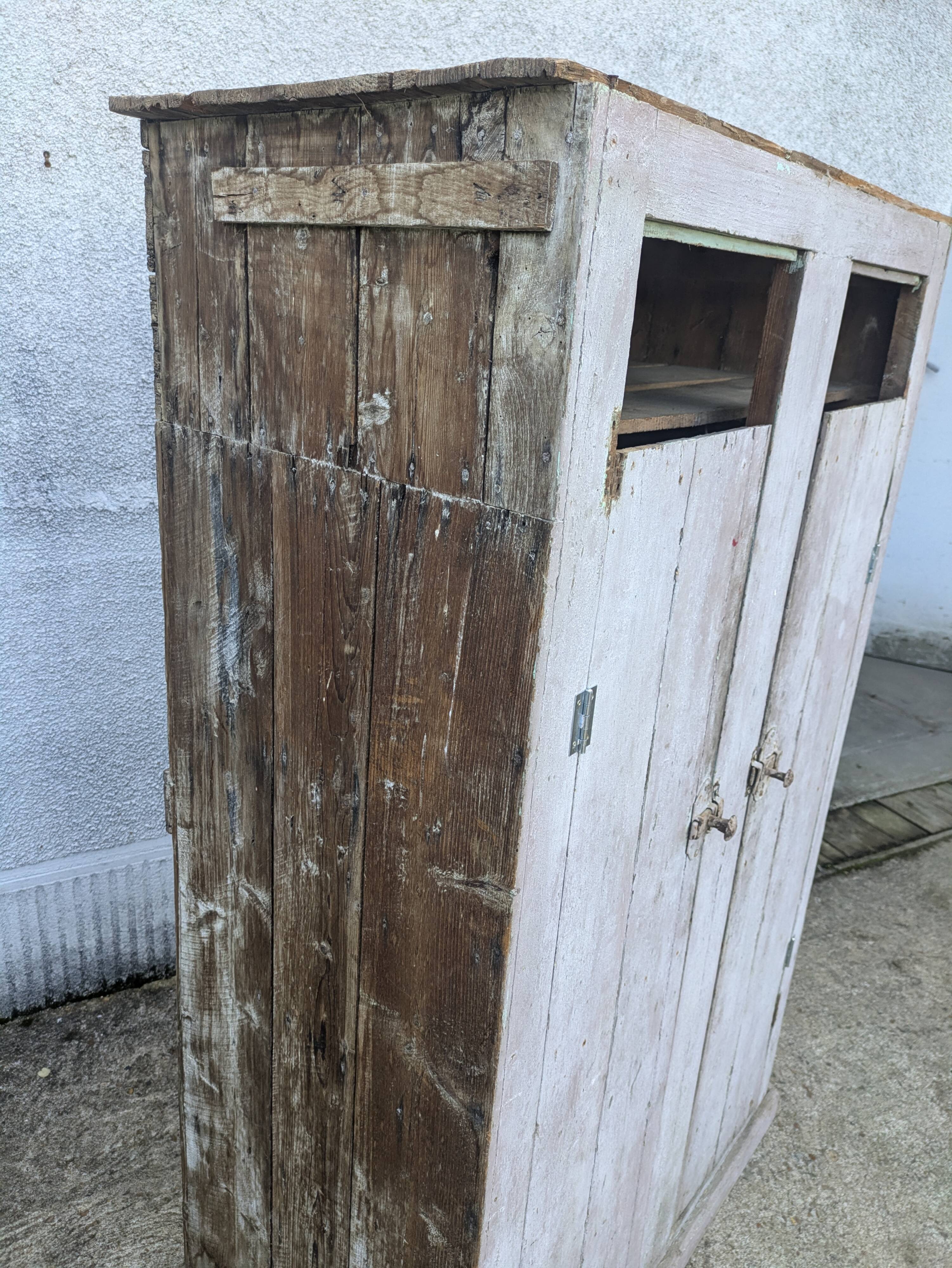 Small patinated cabinet